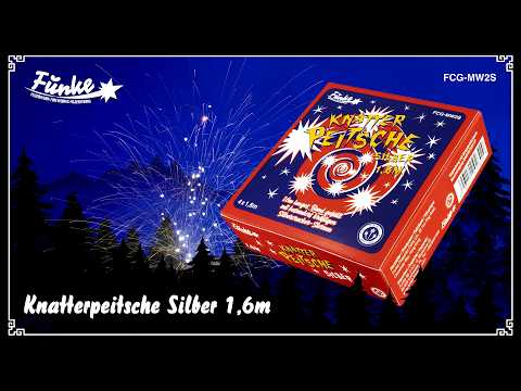 Funke | Knatterpeitsche Silber 1,6m