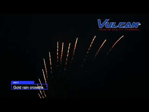 Vulcan | Gold Rain Crossette | 13-Schuss