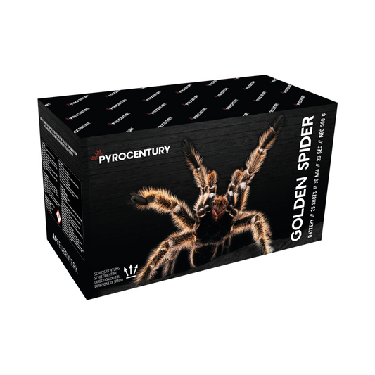 Pyrocentury | Golden Spider | 25-Schuss