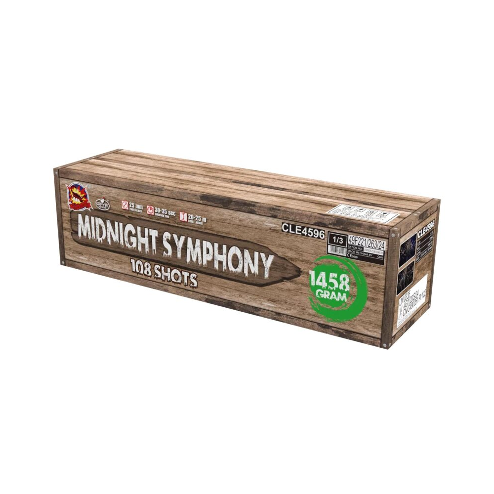 SRPyro | Midnight Symphony | 108-Schuss