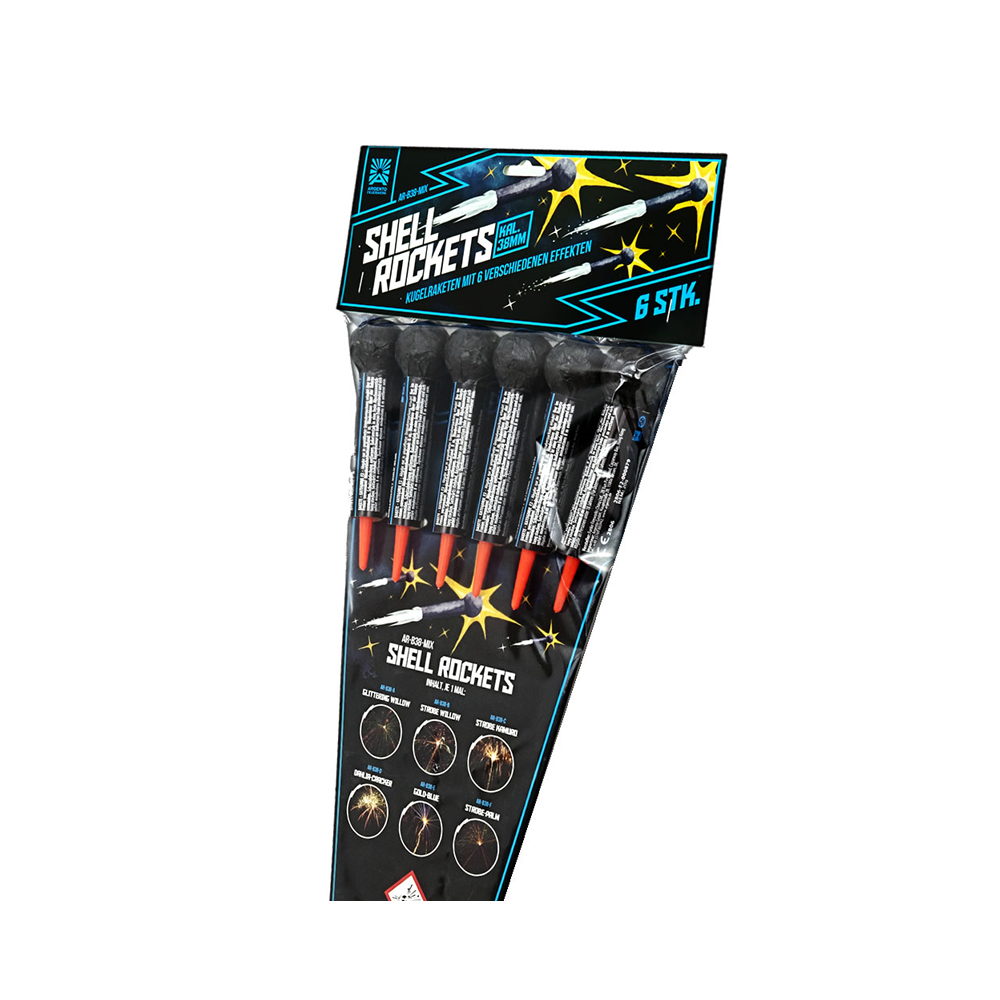 Argento | Shellrockets Cal. 38 mm