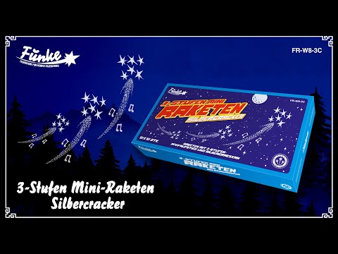 Funke | 3-Stufen Mini-Raketen Silbercracker