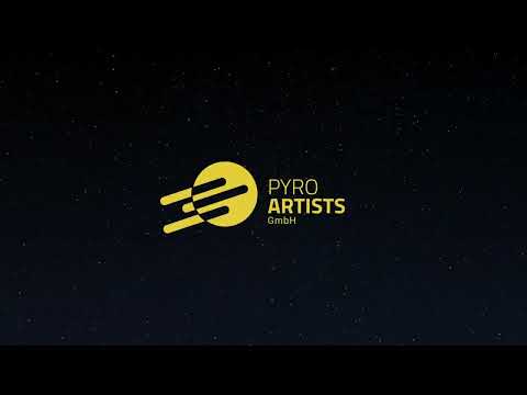 PyroArtists | Gold Coco w/ Blue w/ Red Strobe Mine