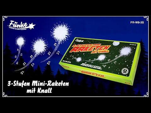 Funke | 3-Stufen Mini-Raketen mit Knall
