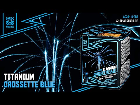 Argento | Titanium Crossette Blue | 16-Schuss